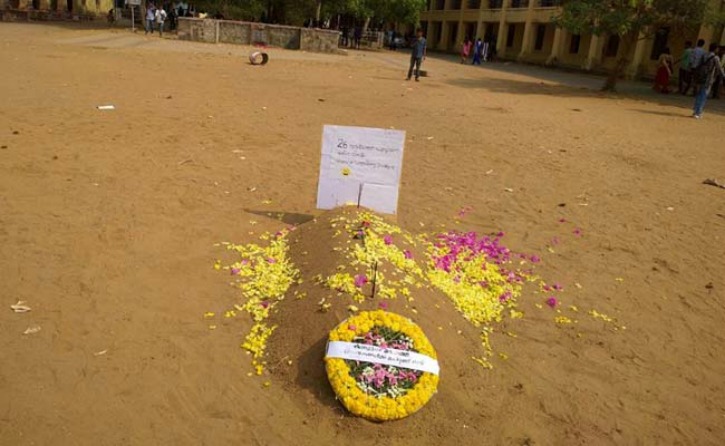 Police Books Kerala College Students Who Prepare Grave For Principal As Retirement Gift