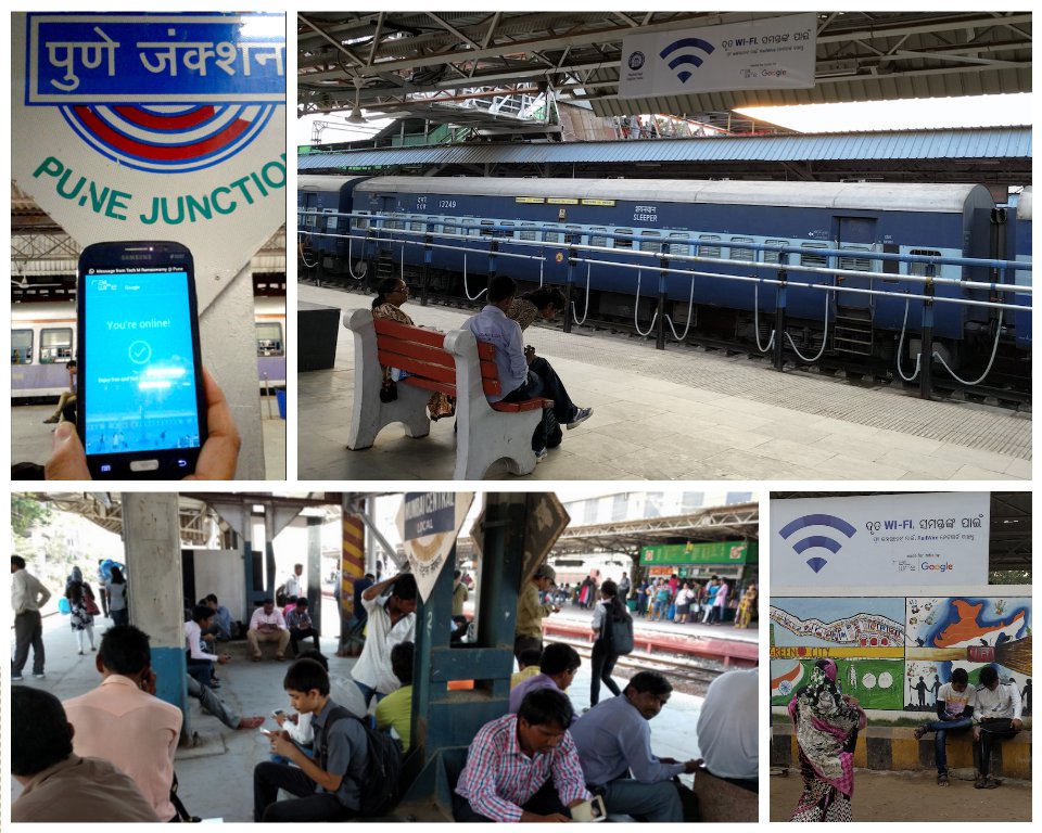 Google Indiaâ€™s High Speed WiFi Rolls Out to 9 More Train Stations Across India
