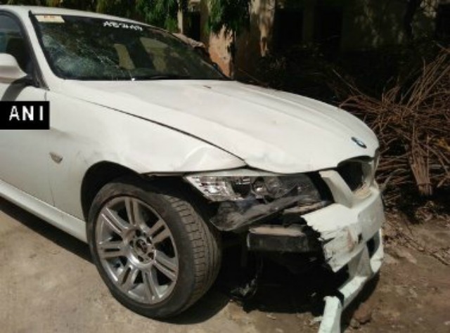 Speeding BMW Mows Down Three People In Noida Driver On The Run