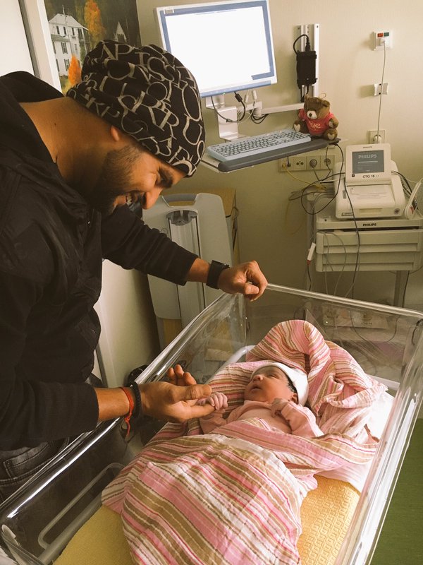 Suresh Raina Announces Arrival Of Daughter Gracia With These Cute Pics