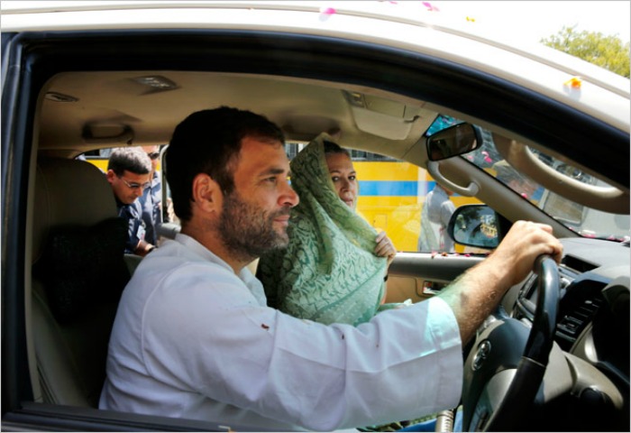 Someone Pulled A Prank On Rahul Gandhi Got Him UP Police Clearance As A Driver