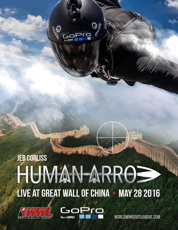 This Human Arrow Flew Through A Bull Eye Over China Great Wall In This Awesome Video