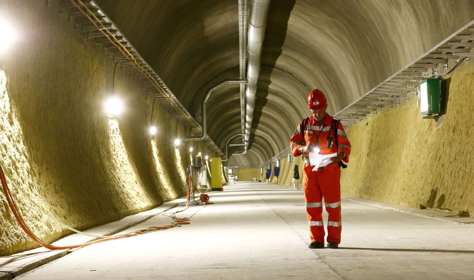 Check Out These Stunning Images Of The Worldâ€™s Longest Rail Tunnel In Switzerland