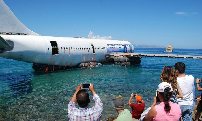 Turkey Just Sank An Entire Airbus Jumbo Jet In The Aegean Sea To Boost Tourism