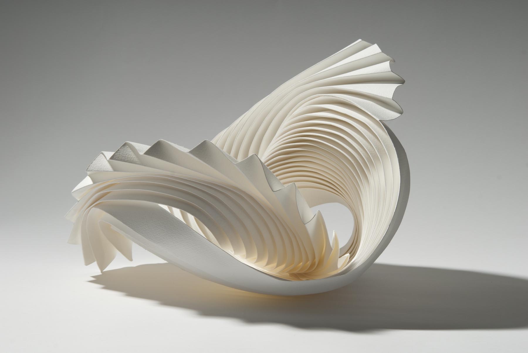 Delicate Modular Papers Sculptures by Richard Sweeney.