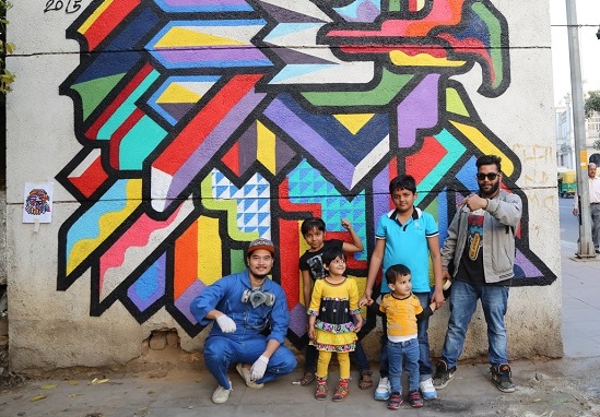 A Few Graffiti Artists Got Together To Transform Delhiâ€™s Dull Walls. All We Can Say Is, Thank You 