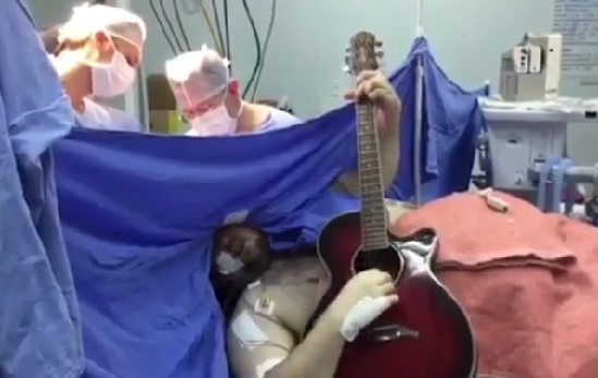 Brazilian Man Plays The Beatlesâ€™ â€˜Yesterdayâ€™ And Other Songs During His Own Brain Surgery