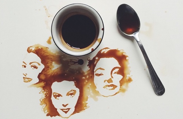 What this artist does with spilled food will amaze you