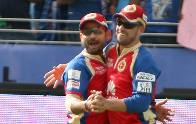 The Moment RCB Players Almost Knocked Out AB De Villiers During Their Wild Celebration