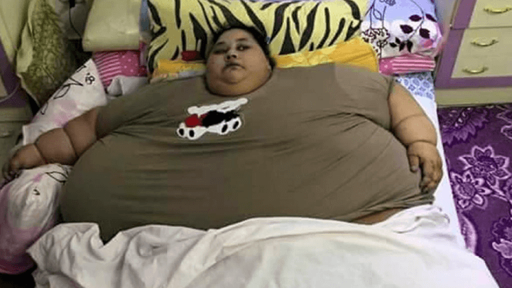 At 500 Kgs, This Egyptian Girl MAY BE THE Fattest Girl Alive
